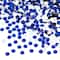 John Bead Acrylic Round Flat Back Rhinestones, 4mm